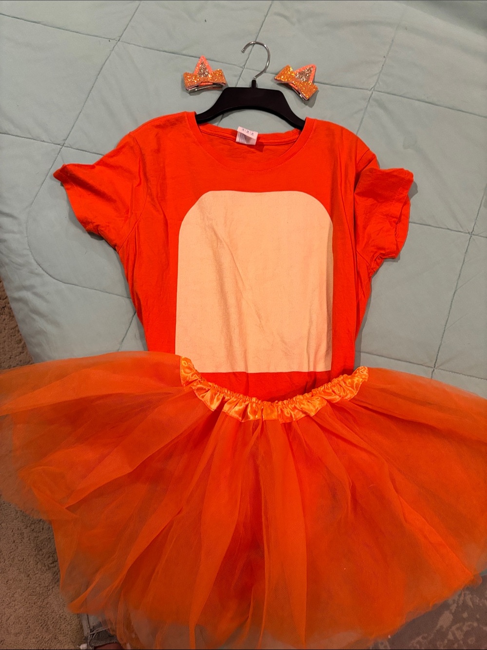 Bingo Kids Tutu Costume Dress with Crown